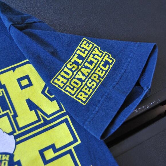 John Cena 2011 WWE 10 Years Strong Small Black Short Sleeve Shirt - Picture 3 of 9